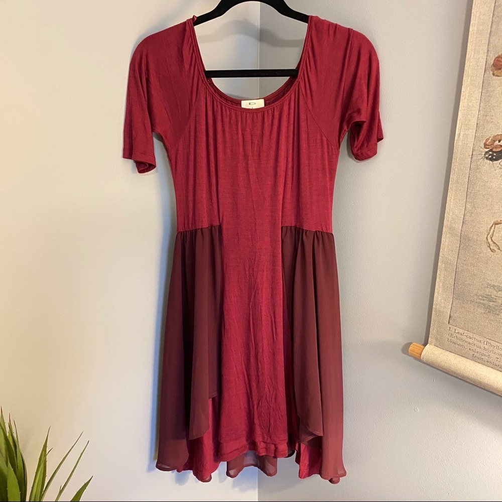 NWOT Pins and Needles Flowy Skater Midi Dress